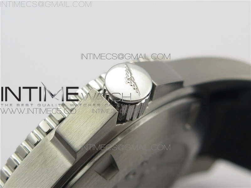 Conquest L3.840.4.56.6 Real Ceramic Bezel SS ZF 1:1 Best Edition Black dial On Rubber Strap A2824